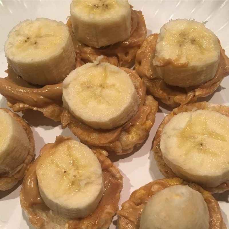 Rice Cake With Banana And PB2