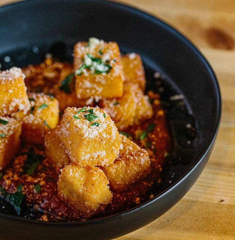 Parmesan And Herb Polenta Bites