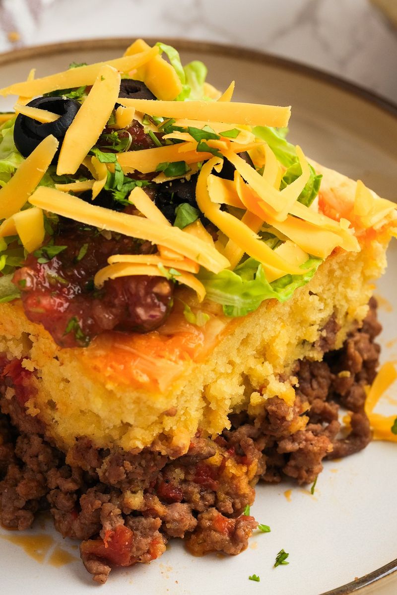 Cornbread Taco Bake