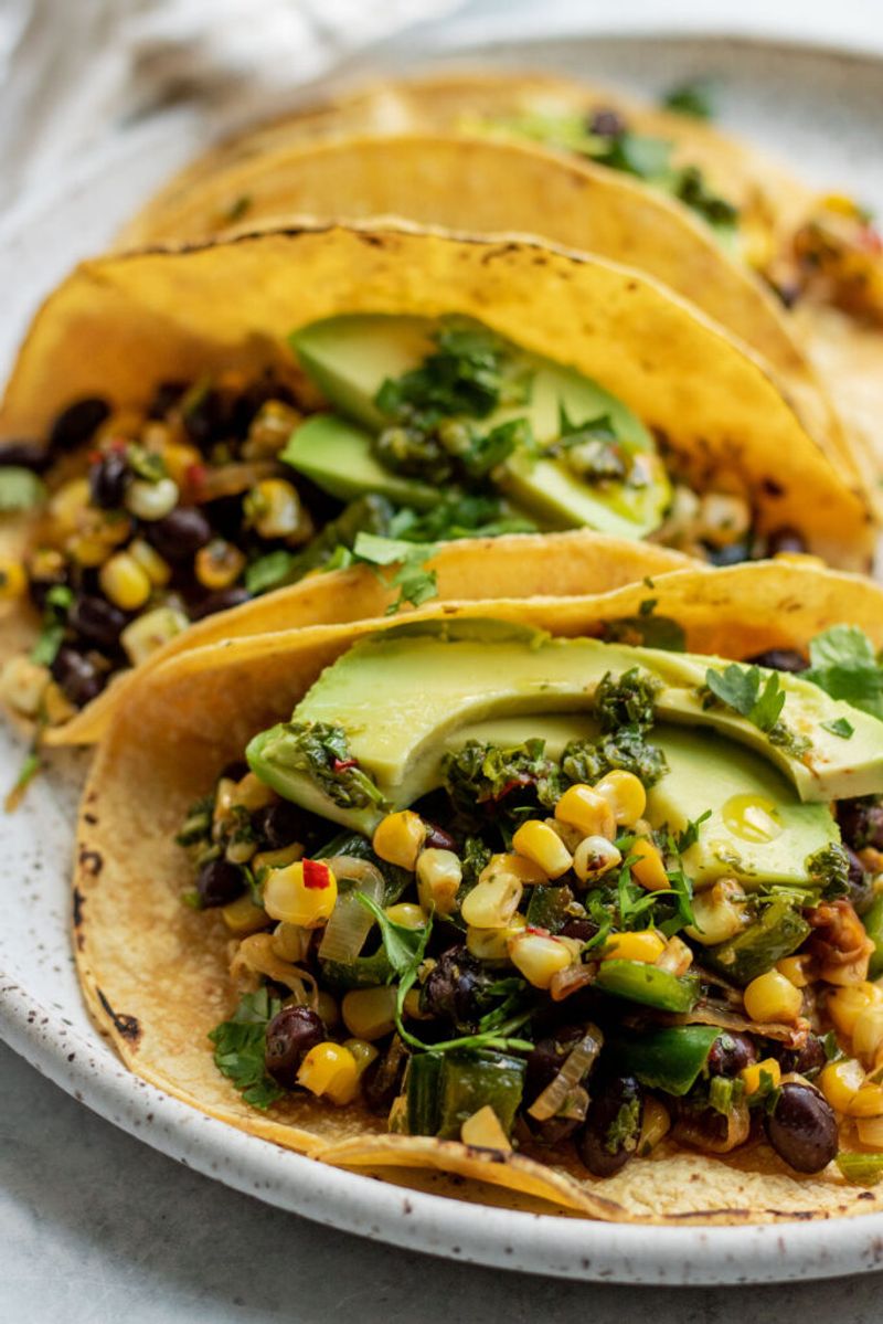 Black Bean And Corn Tacos