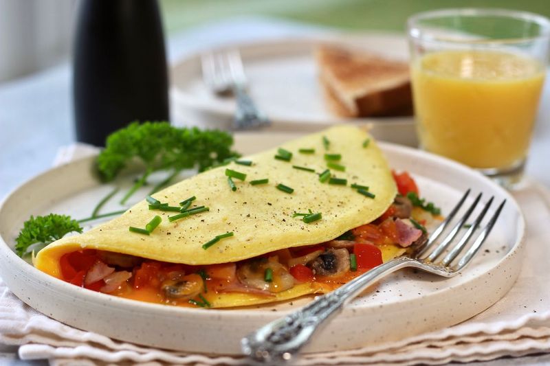 Rest The Omelet For A Minute Before Serving