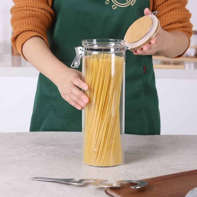 Tall Pasta Canisters Designed For Spaghetti
