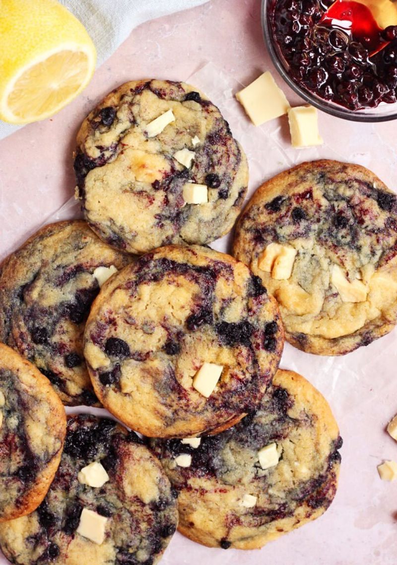 Blueberry Chocolate Chip Cookies