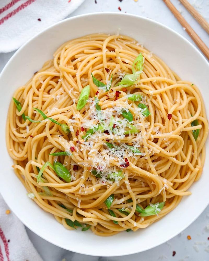 Garlic Parmesan Noodles