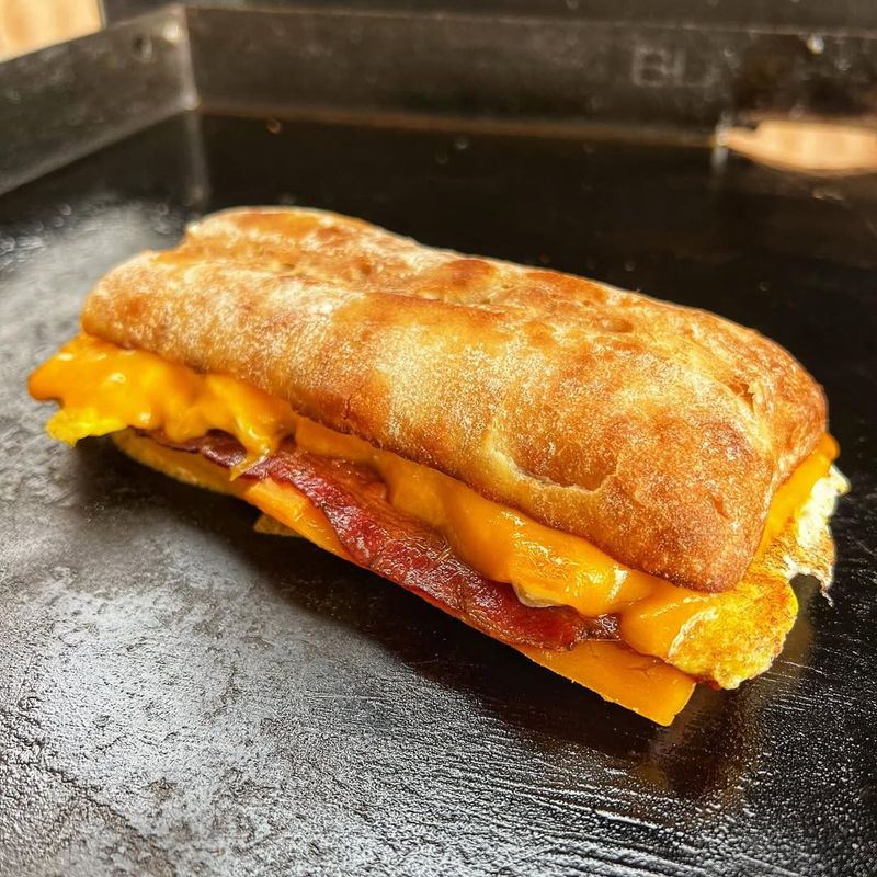 WIN: Panera Bread Bacon, Egg & Cheese on Ciabatta