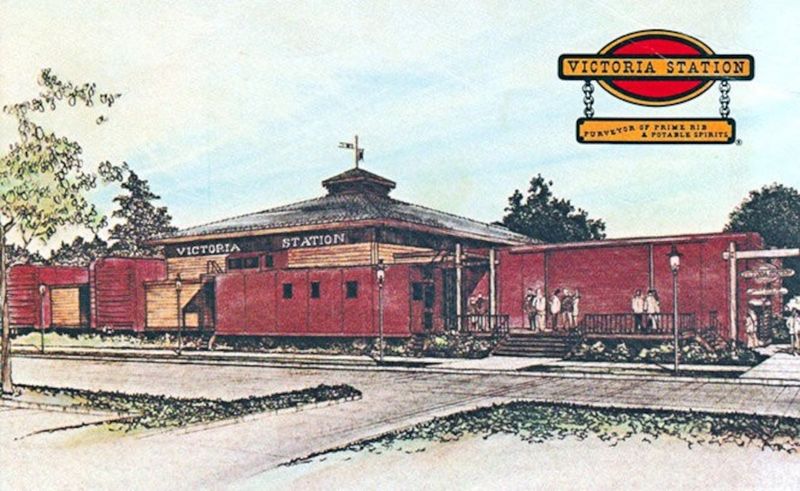 Victoria Station's Railroad Car Dining