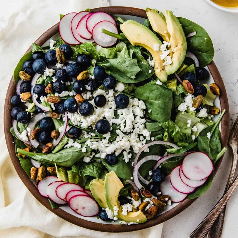 Blueberry Spinach Superfood Salad