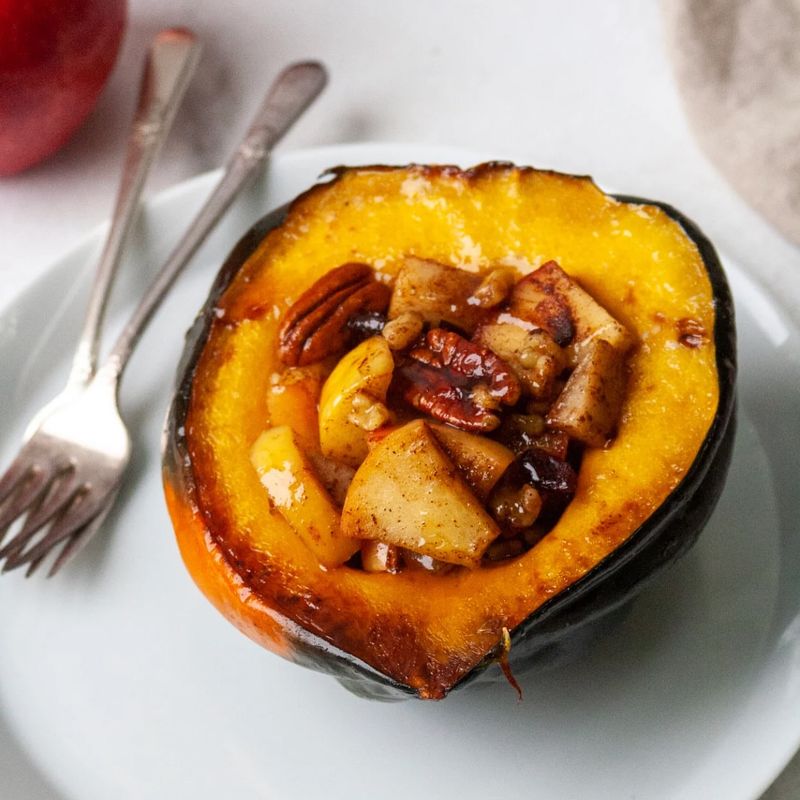 Baked Stuffed Acorn Squash