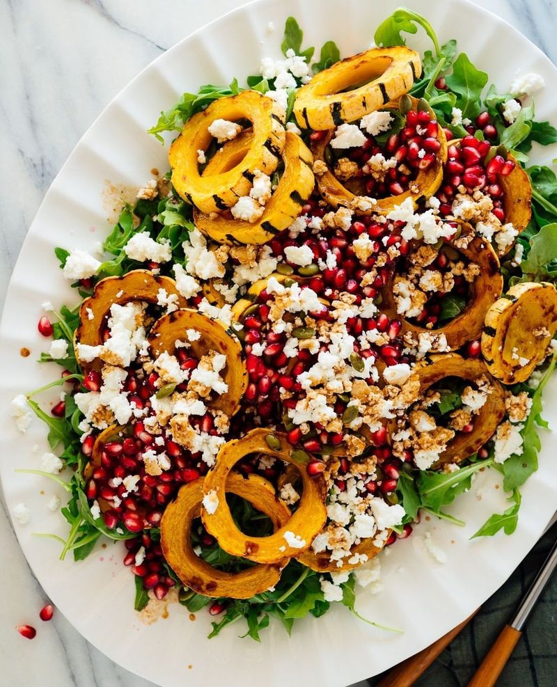 Roasted Delicata Squash Salad