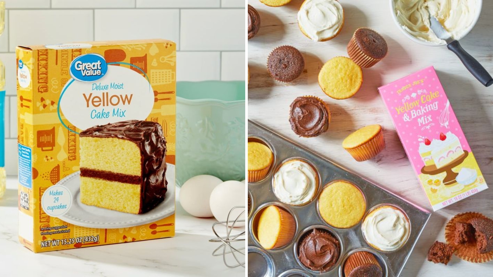 yellow cake mixes