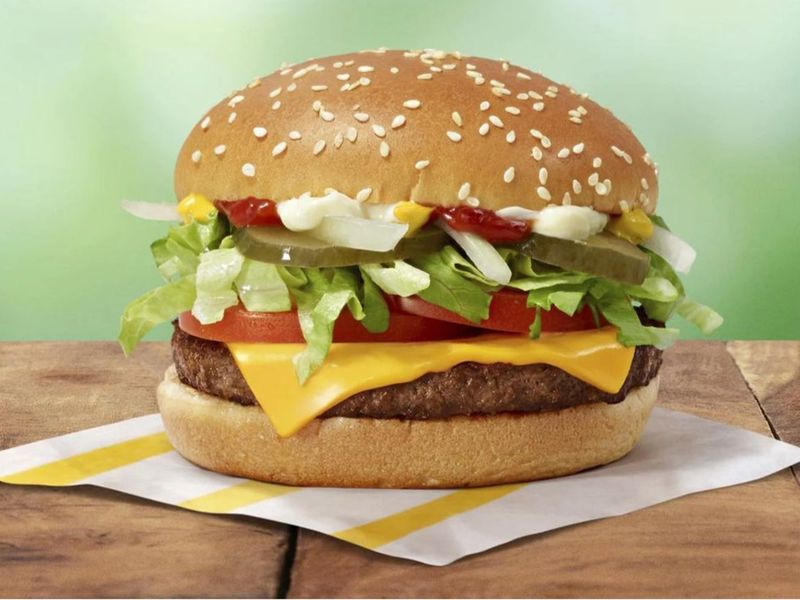 Double Cheeseburger (Skip One Bun Or Add Veggies)