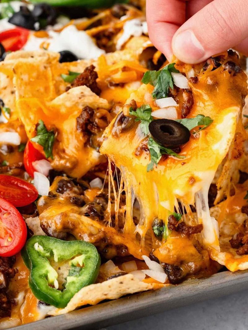 Loaded Beef Nachos
