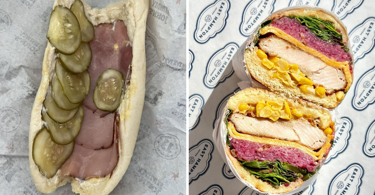 bad and good sandwiches from sandwich shops