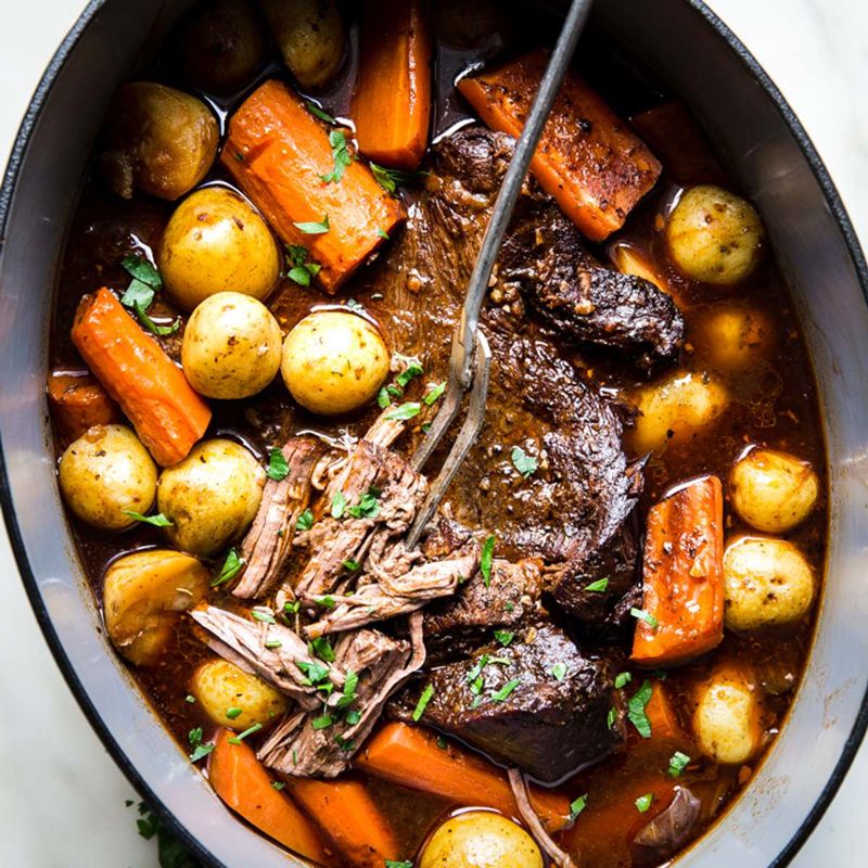 Pot Roast With All The Fixings