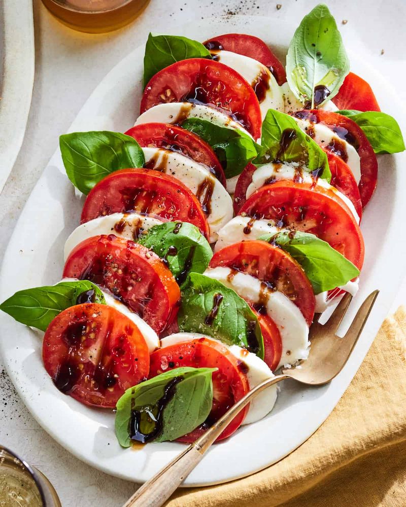 Classic Caprese With Balsamic Glaze