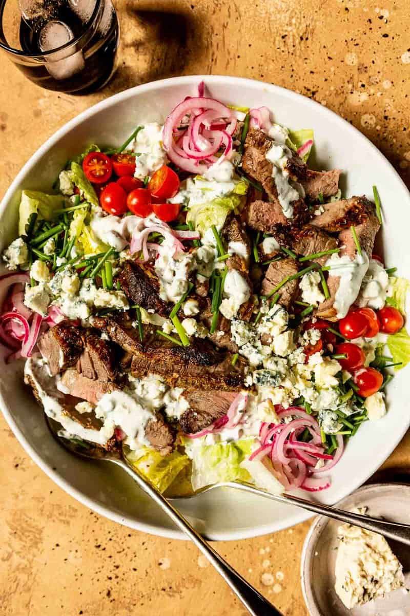 Grilled Steak Salad With Blue Cheese