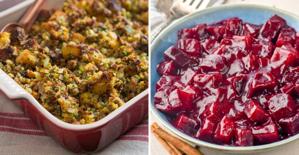 vintage side dishes