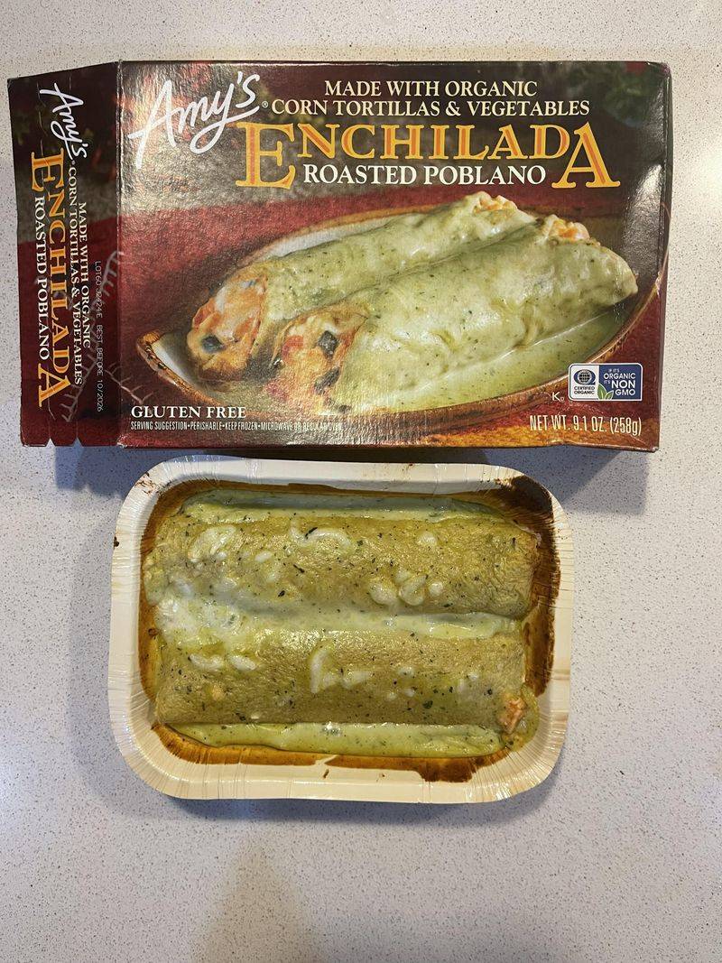 12. Amy's Roasted Poblano Enchilada
