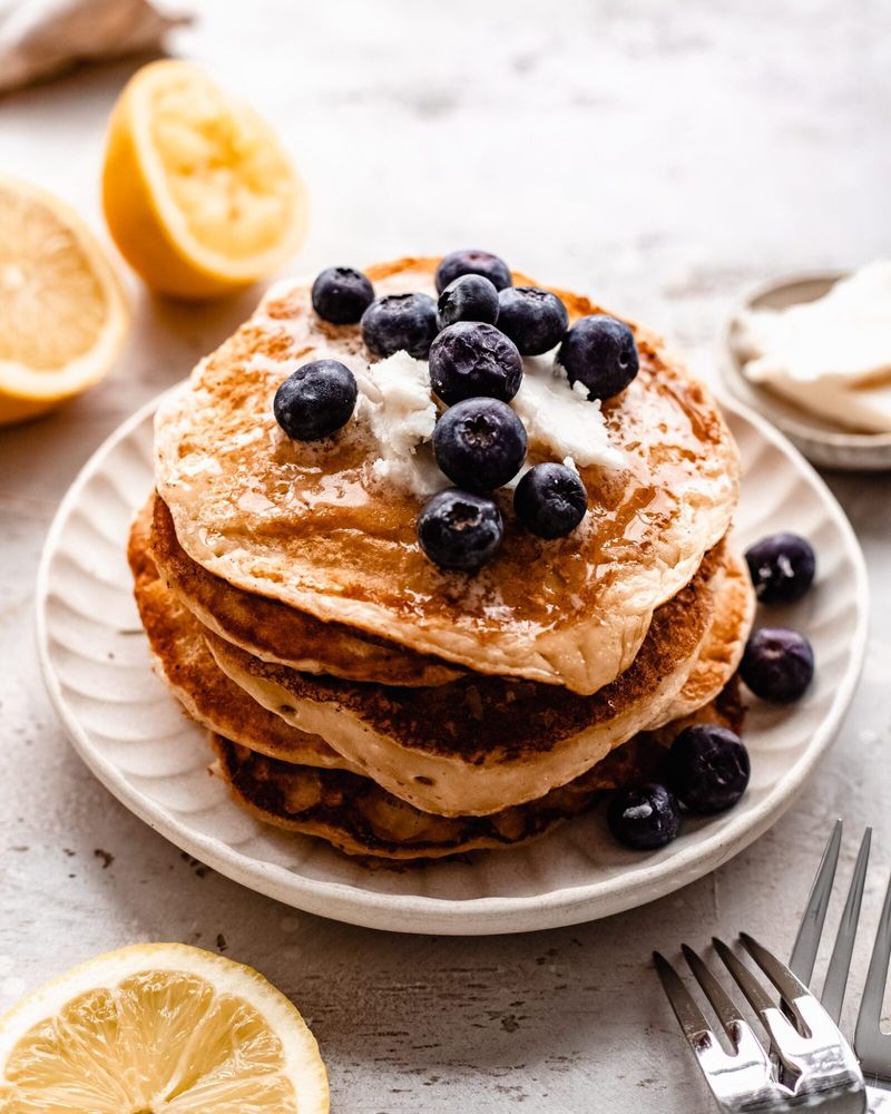 Fluffy Lemon Ricotta Pancakes