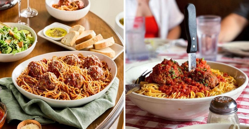 15 Chains Serving Best Spaghetti Meatballs Plus 5 That Might Outdo Nonna