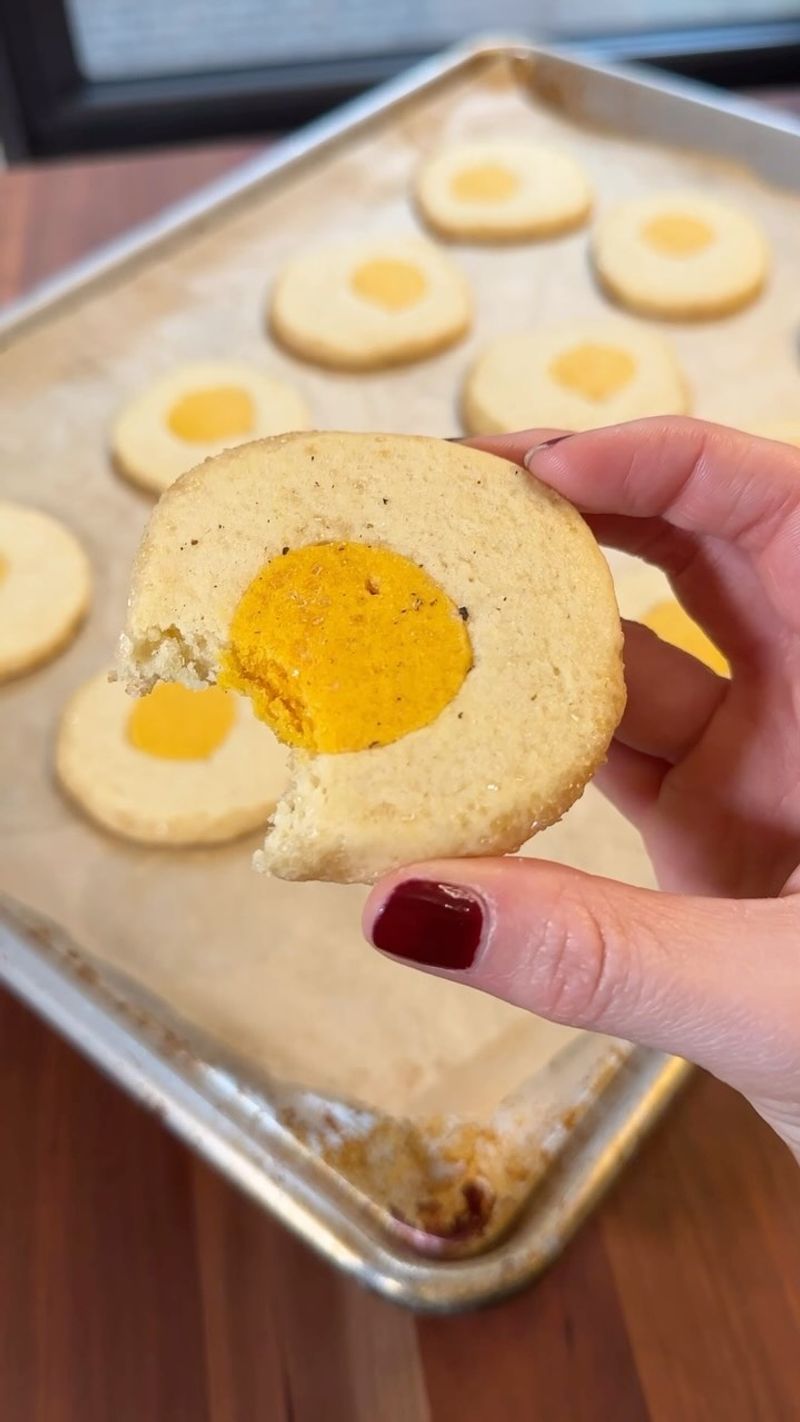 Fried Egg Sugar Cookies