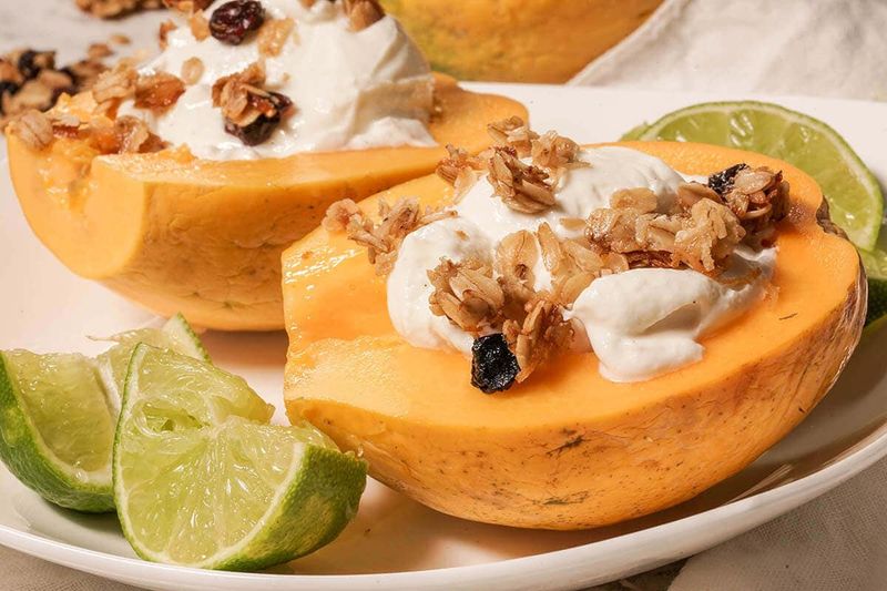 Papaya Lime Breakfast Bowls
