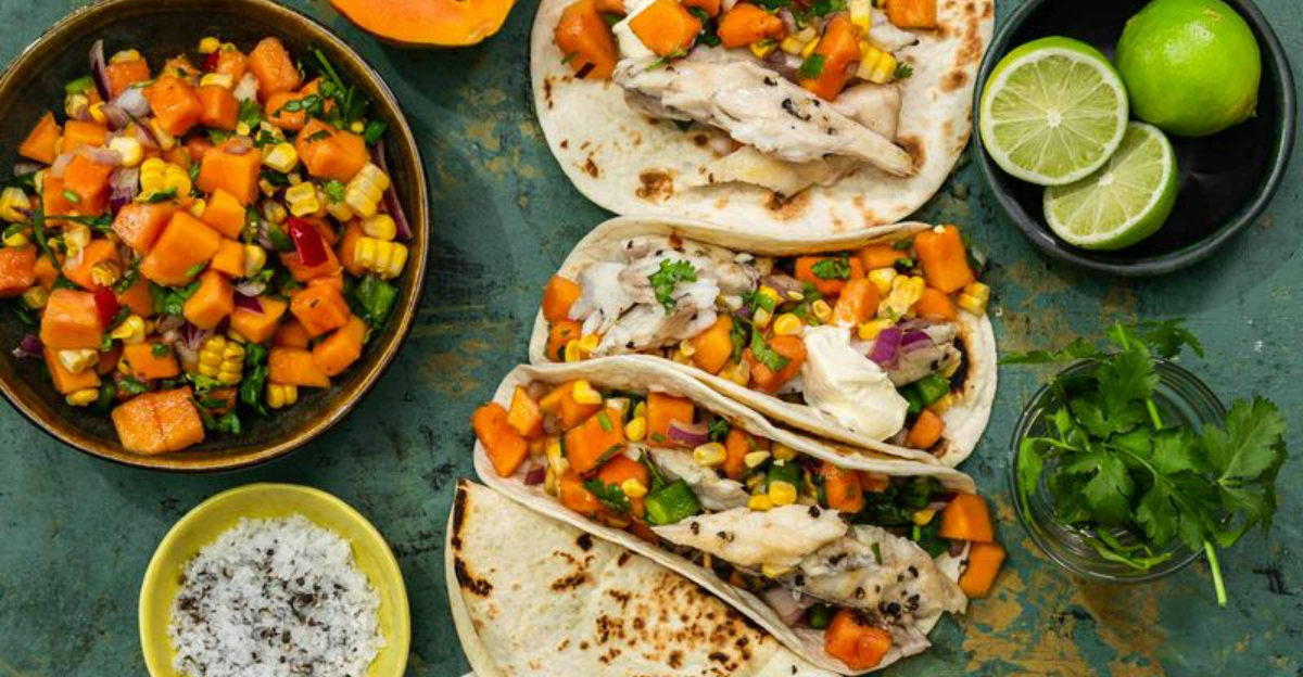 tasty dishes containing papaya