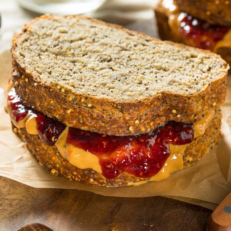 Peanut Butter and Jelly Sandwiches
