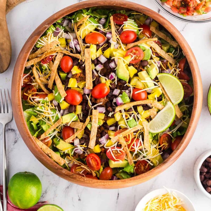 10-Minute Taco Salad Bowls