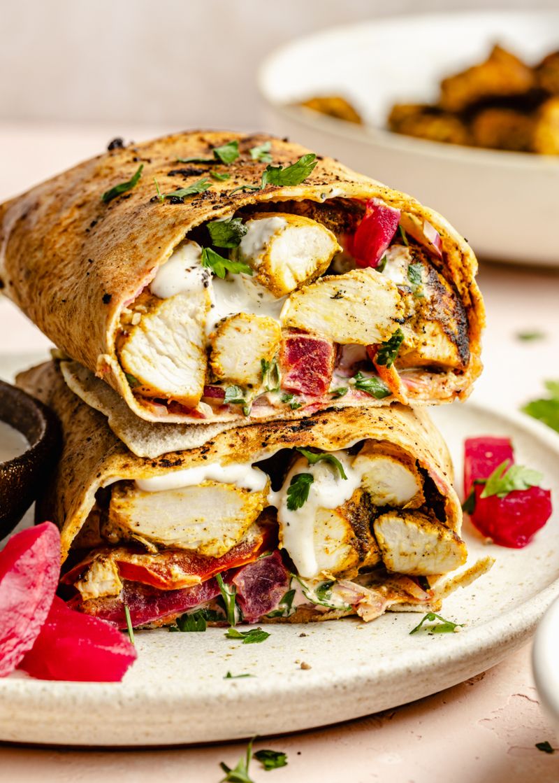 Chicken Shawarma Wraps