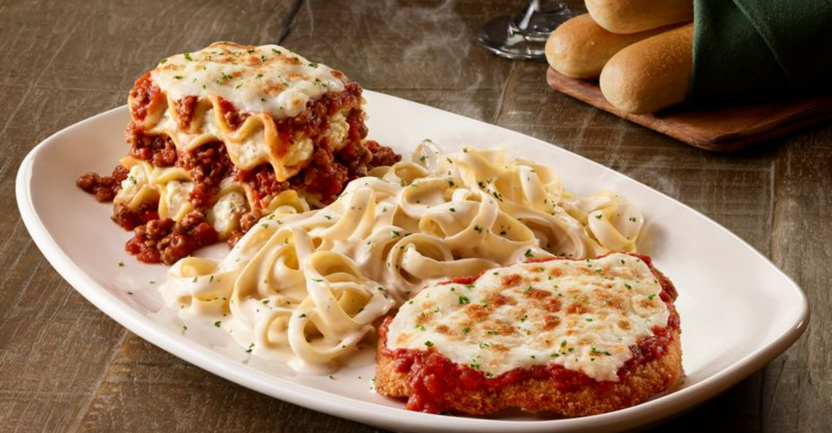 most high-calorie meals to avoid at Olive Garden