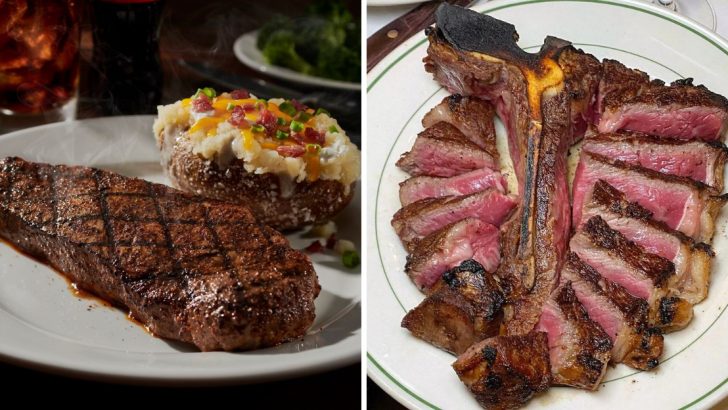 15 Restaurant Chains With The Best Steaks For Two