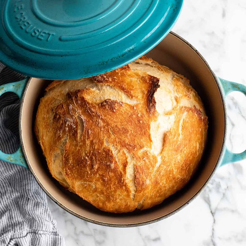 No-Knead Dutch Oven Bread