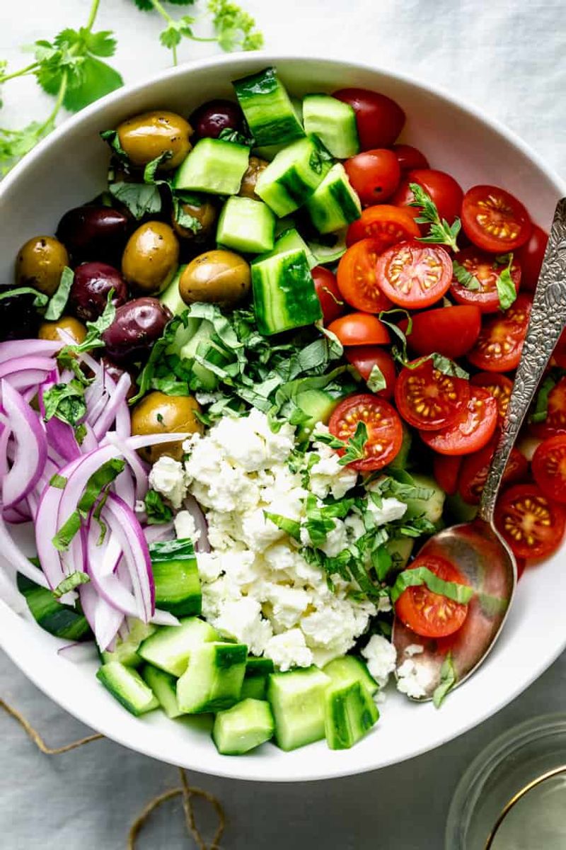 Classic Greek Cucumber Salad