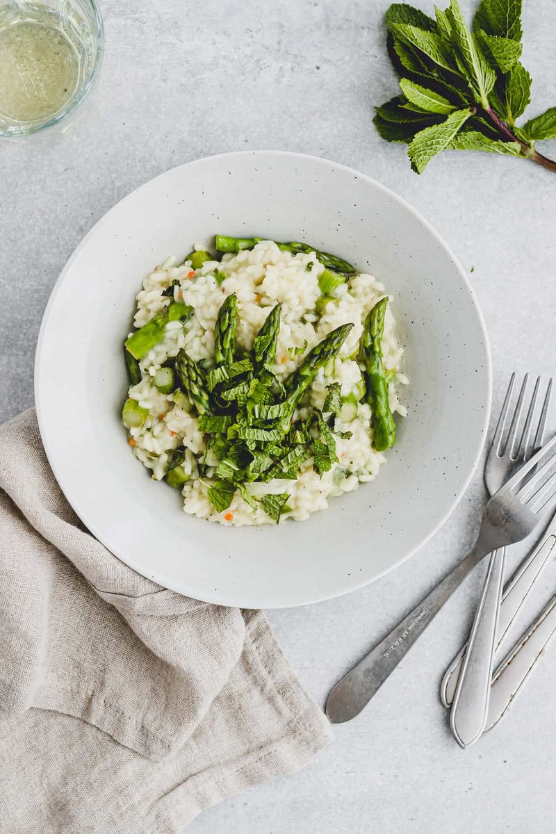 Lemon Asparagus Risotto