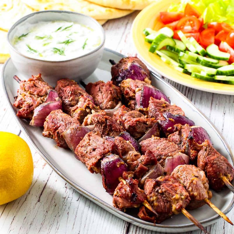 Classic Mediterranean Lamb Kabobs