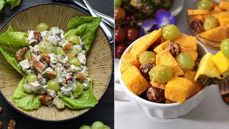 16 Fresh And Easy Grape Salads That Bring The Crunch