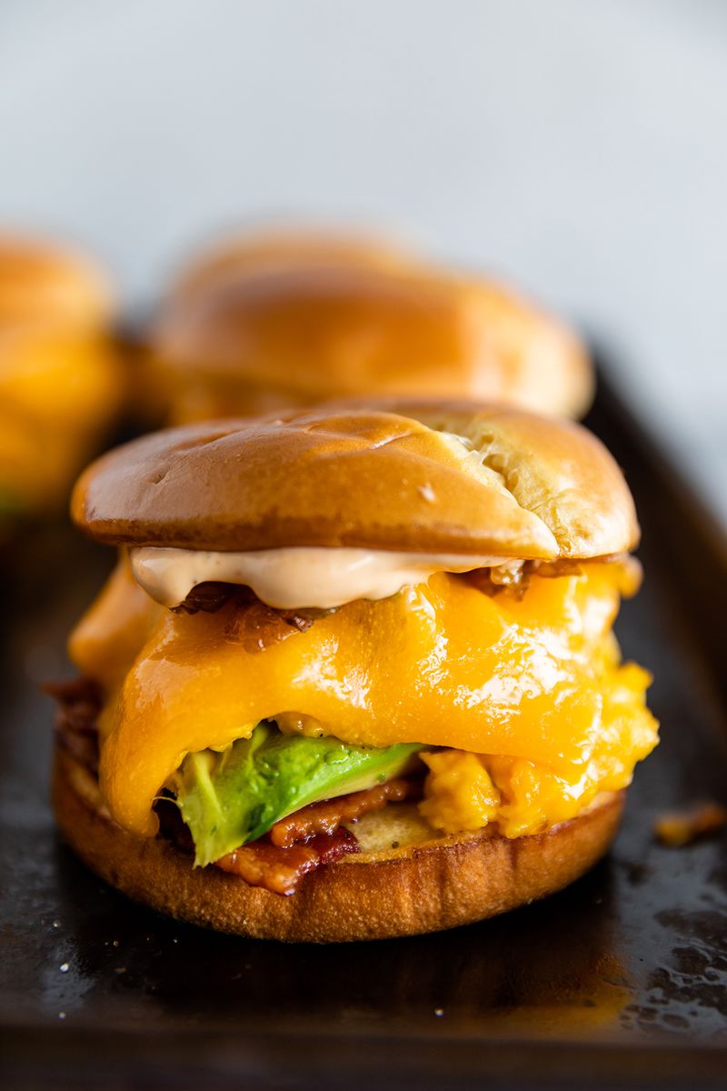 Avocado & Bacon Brioche Bomb