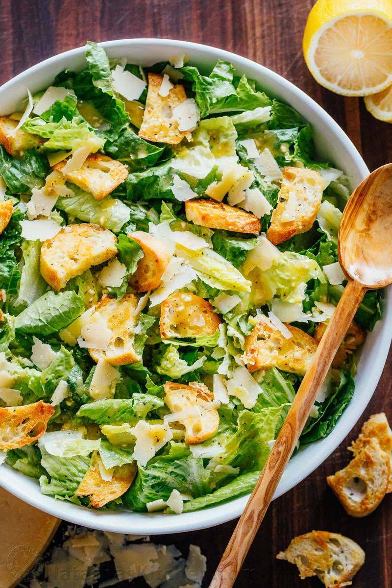 Classic Caesar With Homemade Croutons