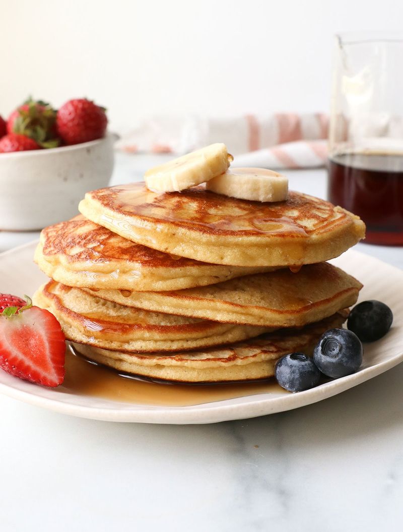 Berry-Packed Coconut Flour Pancakes