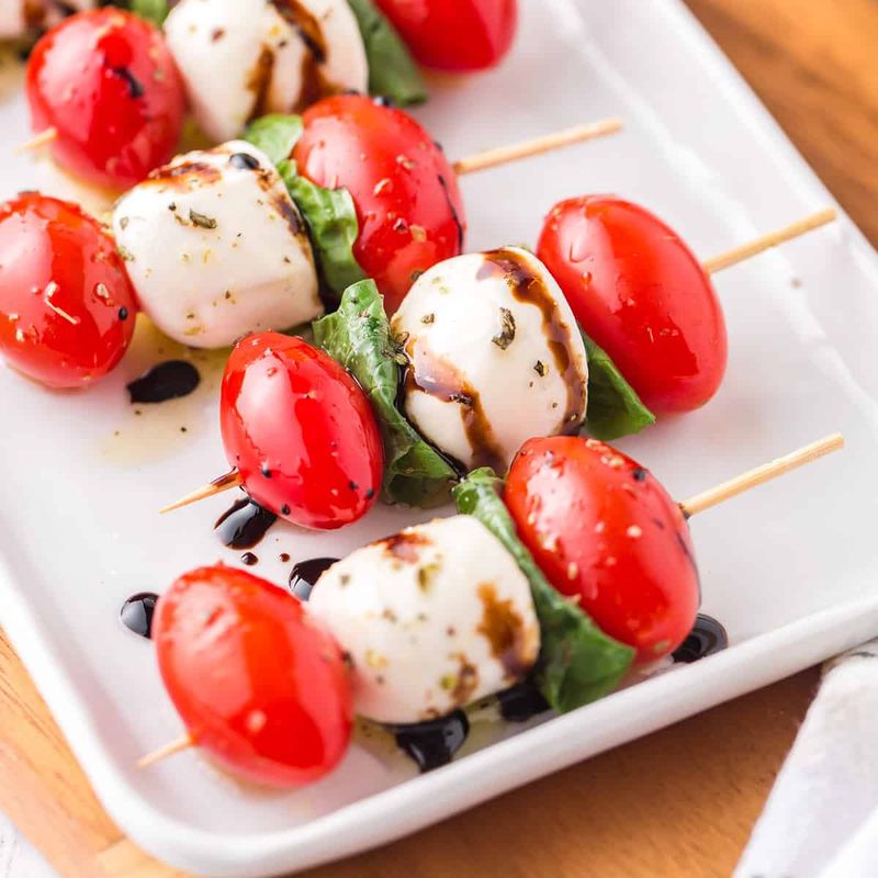 Mini Caprese Skewers