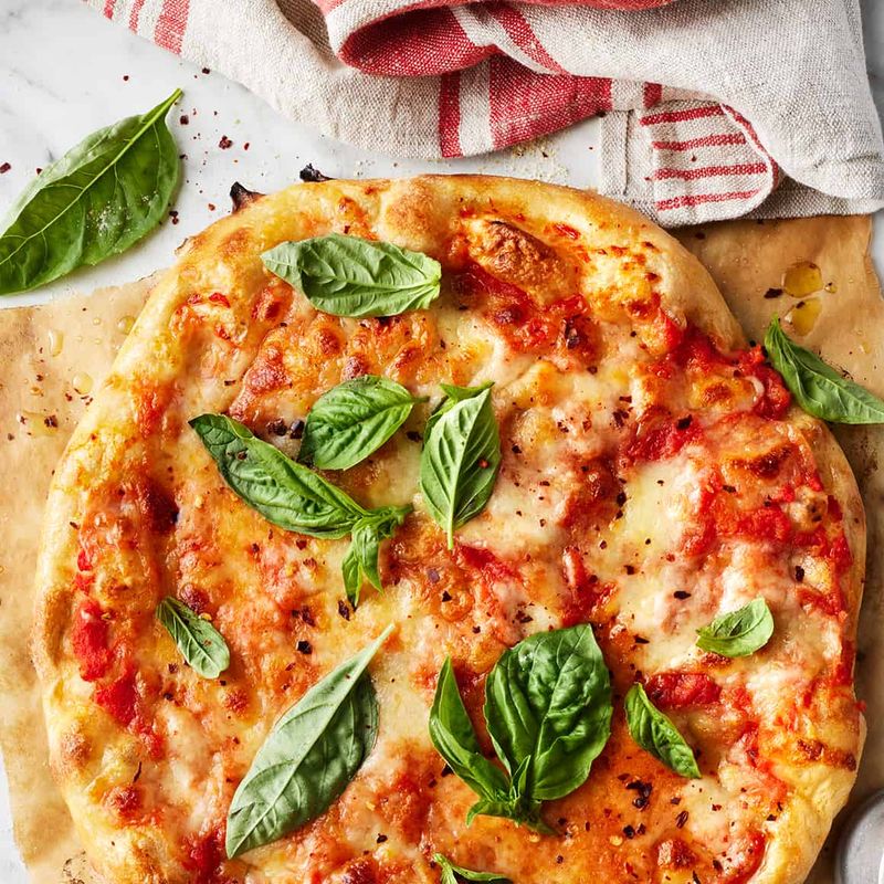 Classic Margherita With Fresh Basil