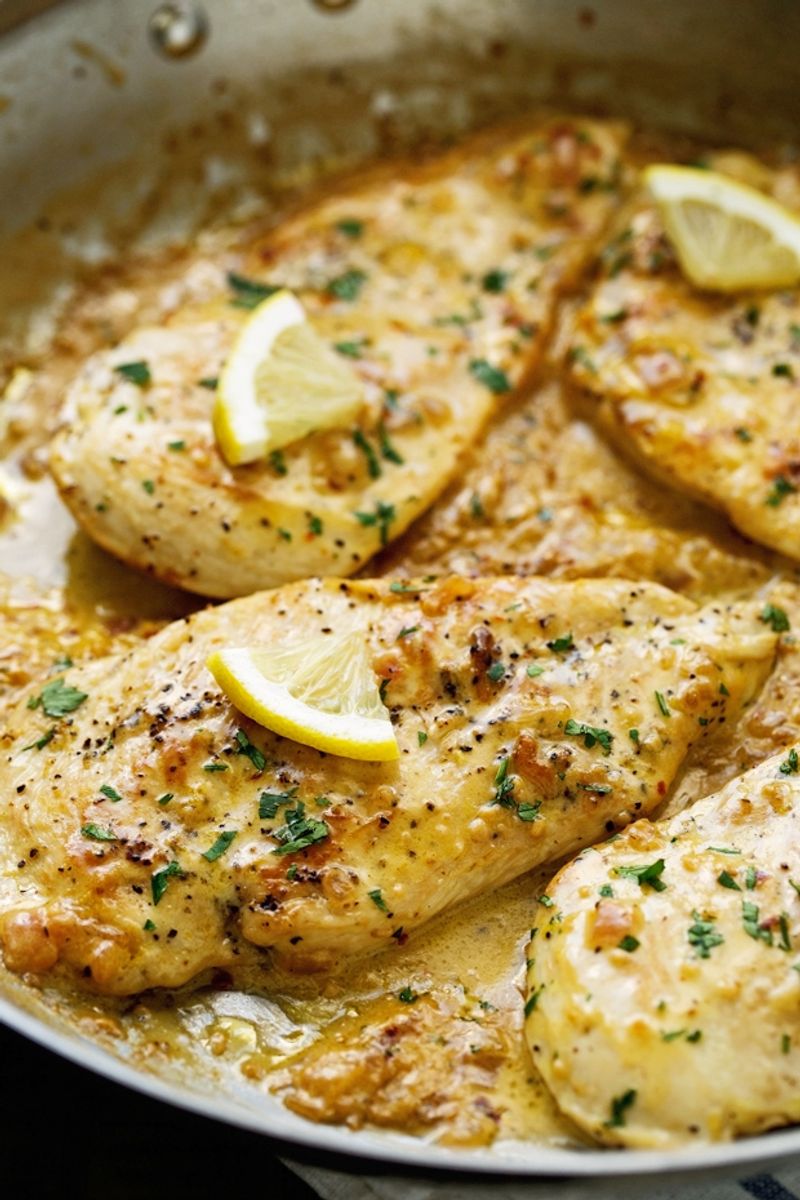 Lemon Garlic Skillet Chicken
