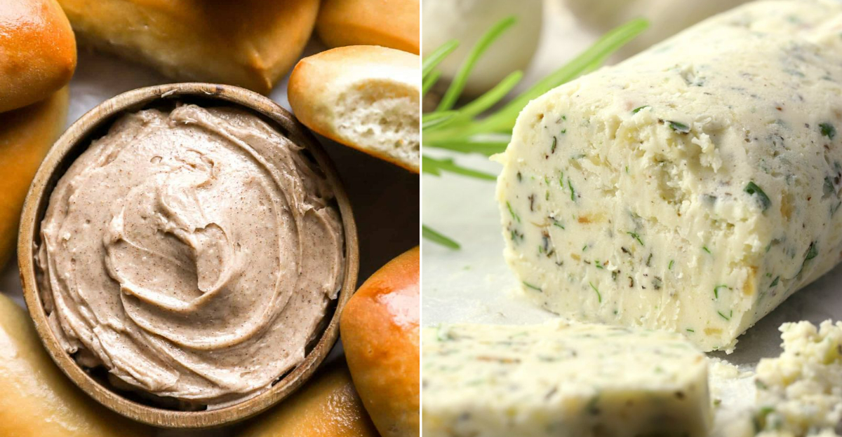 flavored butters that are ideal for homemade bread