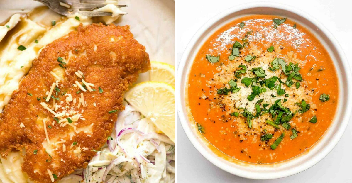 extremely tasty dishes that contain parmesan