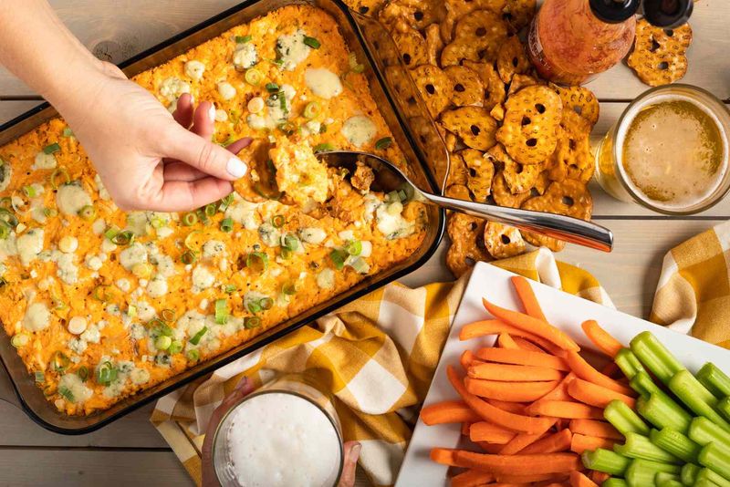 Loaded Buffalo Chicken Dip