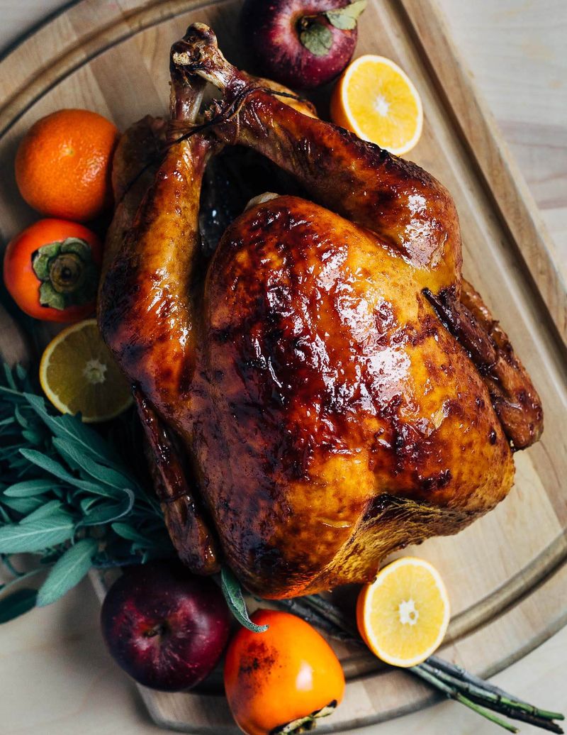 Maple-Glazed Roast Turkey