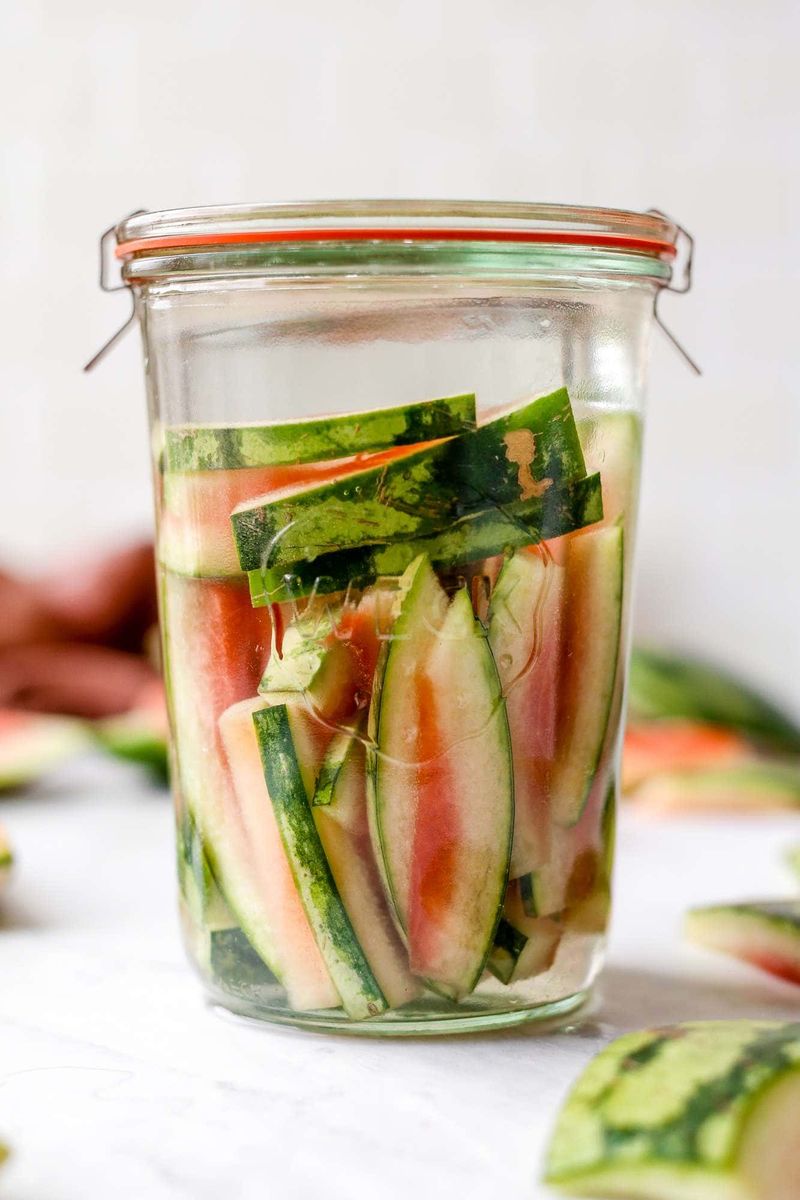 Pickled Watermelon Rinds