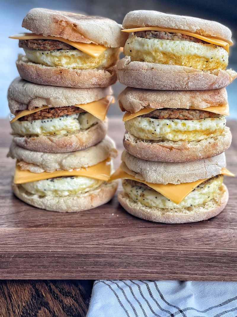 Freezer-Friendly Breakfast Sandwiches