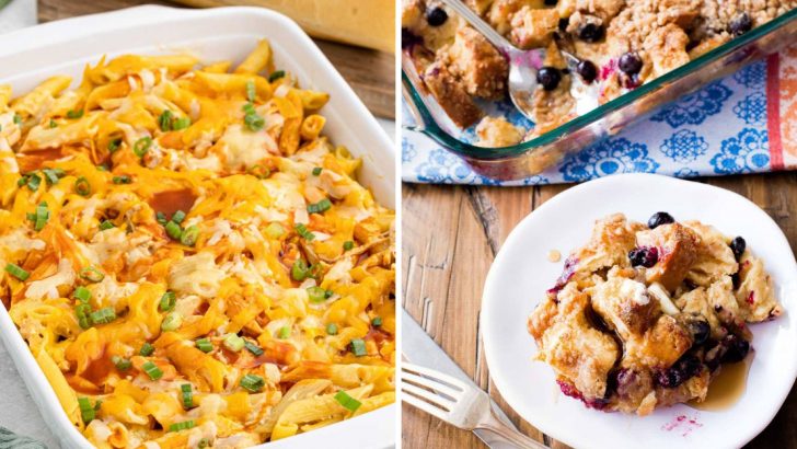 20 Comfort Food Breakfast And Dinner Casseroles